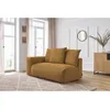 Image de Chauffeuse 2 places avec accoudoir pour canapé modulable VOLTAIRE jaune angle gauche BOBOCHIC 2 places