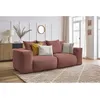Image de Canapé droit fixe modulable VOLTAIRE rose BOBOCHIC 3 places
