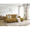 Image de Canapé droit fixe 4 places VOLTAIRE assise profonde jaune BOBOCHIC