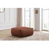 Image de Pouf rectangulaire VOLTAIRE orange BOBOCHIC