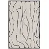 Image de Tapis poils ras COSMARA motif abstrait beige 120x170 BOBOCHIC