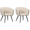 Image de Lot de 2 chaises ADA tissu texturé BOBOCHIC