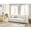 Image de Canapé droit fixe 3 places HAILEY blanc BOBOCHIC
