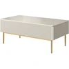 Image de Table basse KASHA Pieds or beige BOBOCHIC