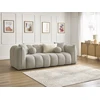 Image de Canapé droit fixe 3 places DENVER taupe BOBOCHIC