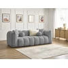 Image de Canapé droit fixe 3 places DENVER gris clair BOBOCHIC
