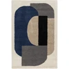 Image de Tapis shaggy EZIO motif abstrait gris 120x170 BOBOCHIC