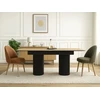 Image de Table à manger extensible BRAGA placage chêne massif 200 à 250 cm BOBOCHIC