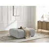 Image de Pouf ANAKIN tissu bouclette gris clair BOBOCHIC