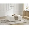 Image de Pouf ANAKIN tissu texturé blanc BOBOCHIC