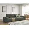 Image de Canapé droit convertible coffre ANAKIN tissu bouclette vert BOBOCHIC 3 places
