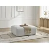 Image de Pouf ANAKIN tissu texturé gris clair BOBOCHIC