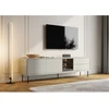 Image de Meuble TV 3 portes 2 tiroirs 194 cm ESPERA avec LEDS BOBOCHIC