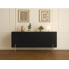 Image de Buffet 4 portes 200 cm MATHILDE pieds or BOBOCHIC