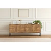 Image de Buffet 4 portes 210 cm NAOMIE bois massif d'acacia BOBOCHIC