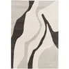 Image de Tapis poils ras ULYS motif abstrait gris 160x230 BOBOCHIC