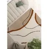Image de Tapis shaggy LALOU motif abstrait beige 160x230 BOBOCHIC