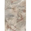 Image de Tapis poils ras RIVIERE motif abstrait bleu 120x170 BOBOCHIC