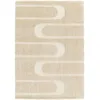 Image de Tapis poils longs CALEB motif graphique beige 120x170 BOBOCHIC