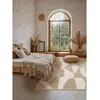 Image de Tapis poils courts ELIOR motif abstrait marron 160x230 BOBOCHIC