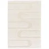 Image de Tapis poils longs CALEB motif graphique ecru 120x170 BOBOCHIC