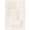 Image de Tapis poils courts CLOTAIRE motif abstrait beige 160x230 BOBOCHIC