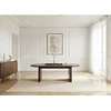 Image de Table à manger ovale 220 cm PABLO placage noyer marron foncé BOBOCHIC