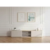 Image de Meuble TV 1 porte 1 tiroir 220 cm ANYRA beige BOBOCHIC