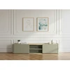 Image de Meuble TV 1 porte 1 tiroir 220 cm ANYRA vert BOBOCHIC