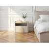Image de Table de chevet 1 tiroir ENYRA beige BOBOCHIC