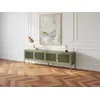 Image de Meuble TV 4 portes 160 cm CLARA métal édition limitée vert BOBOCHIC
