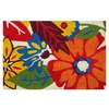 Image de Tapis coloris assortis rectangulaire, l.40 x L.60 cm Flowers