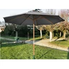 Image de Parasol droit en bois - Diamètre 300 cm - Toile couleur grise
