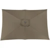 Image de Toile Parasol Mat Droit 3x2 par 6 Polyester 200gr SD - Taupe