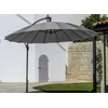 Image de Parasol déporté Pagode - Diamètre 300 cm - Aluminium - Toile grise
