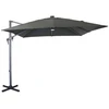 Image de Parasol déporté inclinable NH 2,7 x 2,7m - Gris/gris - avec led - manivelle grade 6