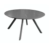 Image de Table de jardin ronde Seven en aluminium - graphite 150 cm
