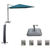 Image de Set d'ombrage complet (1 parasol déporté NH 3x3 + 1 housse + 1 lestage) - bleu