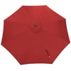 Image de Toile Parasol Mat Droit 350/8 Polyester 200gr SD - Rouge