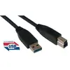 Image de MCL MC923AB-3M/N, 3 m, USB A, USB B, Mâle/Mâle, Noir
