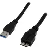 Image de MCL 1.8m USB3.0, 1,8 m, Micro-USB B, USB A, Mâle/Mâle, 5 Gbit/s, Noir MC923AHB-2M/N