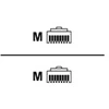 Image de Mcl cable rj45 cat6 1.0 m white câble de réseau blanc 1 m f/utp (ftp)