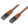 Image de Mcl fcc6bm-0.5m/o câble de réseau orange 0,5 m cat6 f/utp (ftp)