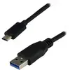 Image de MCL USB 3.1 Type-C / USB 3.0 Type-A 1 m, 1 m, USB C, USB A, USB 3.2 Gen 1 (3.1 Gen 1), Mâle/Mâle, Noir MC923-1C/3AME-1M