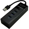 Image de MCL USB3-M104B/N, USB 3.2 Gen 1 (3.1 Gen 1) Type-A, USB 3.0, 5000 Mbit/s, Noir, 0,13 m, 55 g