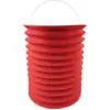 Image de 12 Lampions Cylindrique Rouge en Papier