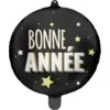 Image de Ballon Mylar Bonne Année 45 cm   Ballon Aluminium Nouvel An
