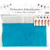 Image de 50 Bracelets d'Identification Papier Indéchirable Couleurs Assorties