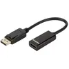 Image de DLH ADAPTATEUR DISPLAYPORT MALE VERS HDMI FEMELLE, Displayport, HMDI, 0,23 m, Noir DY-TU4664B
