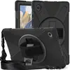 Image de DLH COQUE RENFORCEE AVEC BANDOULIERE, POIGNEE ROTATIVE ET PIED SUPPORT POUR SAMSUNG GALAXY TAB A8 10.5' (SM-X200 / SM-X205), Anti-chocs, Samsung, Gala